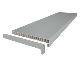 PVC palangė VOX, matmenys 300 x 2500 mm, balta spalva, 3026144