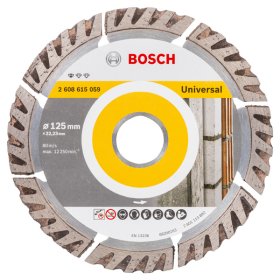 Deimantinis pjovimo diskas BOSCH Universal, 125x22.23 mm