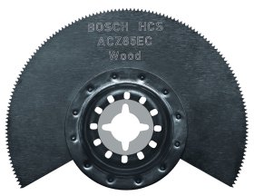 Multifunkcinio įrankio HCS segmentinis pjovimo diskas BOSCH, ACZ 85 EC Wood, 85 mm, STARLOCK