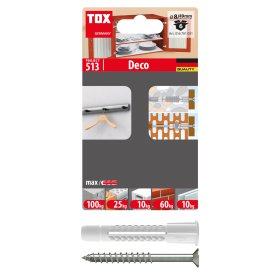 Universalus kaištis TOX Deco, 8/49, 6 vnt.