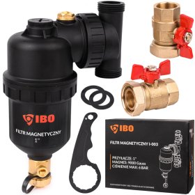 Magnetinis filtras IBO, 1" jungtis, plast. korp.I-003, universalus pajungimas