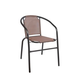 Kėde NOVELLY HOME NOVELLY HOME Nh - 025, plienas/drėgmei atspari tekstilė, ruda sp., maks. apkrova iki 120kg