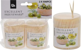 Mediniai pagaliukai, 500 vnt., 65 mm