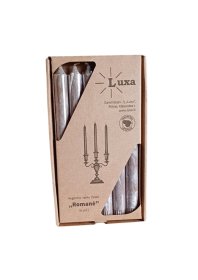 Vakarienės žvakių rinkinys ROMANĖ, rudos sp., cinamono ir egzotinių vaisių kvapo, ST