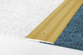 Aliumininė grindų juostelė HESORA H 03 D1, 3.5 x 270 cm,  mat.aukso spalvos, kilmės šalis ES