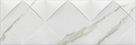 Plytelių keraminis dekoras CRISTACER Noa Decor, 20 x 60 cm, 1,200 m2/dėž., spalva baltas marmuras