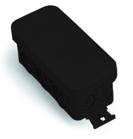 Montažinė dėžutė FAMATEL 3050-N, IP55, 90 x 43 x 39 mm, atspari UV, juodos sp.