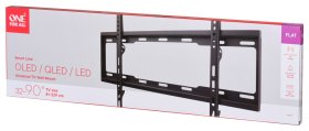 Televizoriaus laikiklis ONE FOR ALL SMART FLAT WM2611, universalus sieninis televizoriaus laikiklis, 32-90 colių, VESA 600 x 400, komplekte su tvirtinimo medžiagomis