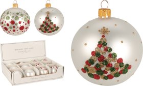 Eglutės žaisliukas, pilkos sp., 2 skirtingi dizainai, 1 vnt., 80 mm