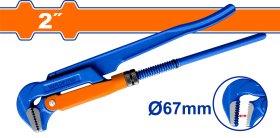 Raktas WADFOW, santechninis, 90 laipsnių, iki 67 mm, 2", WPW2102