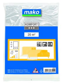 Uždanga polietileninė HDPE 0,012mm Komfort, 4 m* 5m