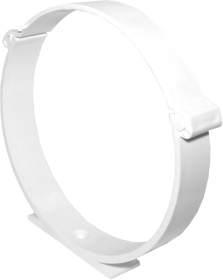 Laikiklis ortakiui PLASTIVENT, d150, ventiliacinis, plastikinis, baltas, 36P