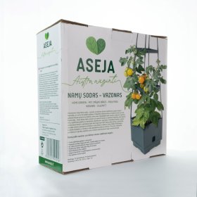 Kambarinis namų sodas - vazonas ASEJA AS-018018B, vijokliniams augalams auginti