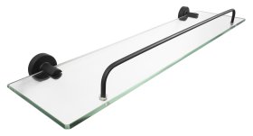 Lentynėlė BA-DE Carbon, 59 x 18 cm, stiklas, juoda, CKB-7412 99