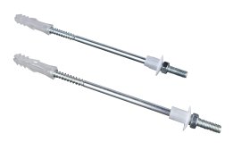 Lietvamzdžio laikiklio varžtas su kaiščiu MARLEY, M8 x 160 mm, 2 vnt.