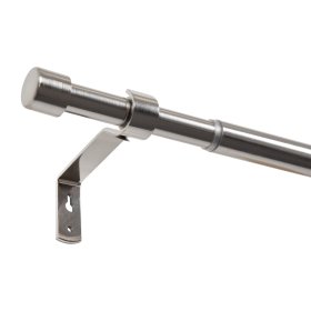 Sieninis karnizo rinkinys MARDOM Scope, ilgis 1200-2100 mm, 16/19 mm skersmens, viengubas, teleskopinis, spl. nerūdijančio plieno, be žiedų