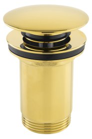 Dugno vožtuvas FERRO S285G Click-Clacl, aukso spalvos