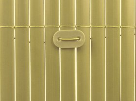 Tvirtinimai tvorų uždangoms NORTENE Fixcane, rusvos sp., 2 x 2,5 cm, 20 vnt.