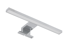 LED šviestuvas GTV Radius Ii, 5 W, 220-240V, 6400 K, 220 lm, IP44, chromo sp., 300x102x51 mm, LD-RA60ZB-40N