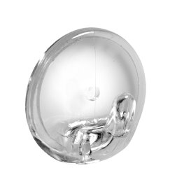 Rūbų kabliukas, klijuojamas HETTICH, Ø 36mm, skaidrus, 9241123