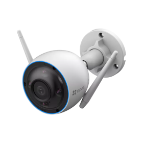 Išmanioji lauko kamera EZVIZ Cs-H3, objektyvas 2.8 mm, raiška 5MP (2880x1620), Wi-Fi, SD lustas, IP67, baltos sp.