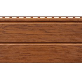 PVC dailylentė SIDING VOX SV05, matmenys 0,25 x 3 m, skirta fasadui, auksinio ąžuolo spalvos, 1 lentelė - 0,75 m², 3029942