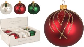 Eglutės žaisliukas, baltos, raudonos arba žalios sp., plunksnų dizaino, 1 vnt., 100 mm