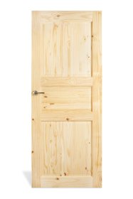Medžio masyvo durų varčia MANOEL MARCHETTI, su išpjova spynai ir rankenai, Scandic, spl. natūrali šakota pušis, matmenys 2020x800x35 mm
