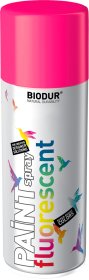 Aerozolinė fluoresencinė emalė BIODUR, rožinė (RAL0096), 400 ml