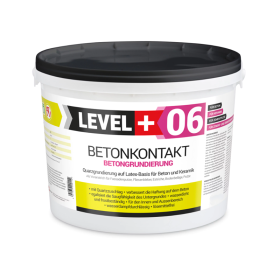 Kvarcinis gruntas LEVEL+ Betonkontakt, 4 kg, vidaus ir lauko darbams
