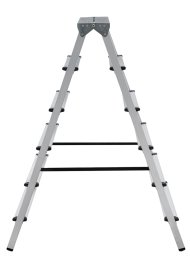 Kopėčios HERVIN EQUIPMENT, aliuminės, dvipusės, 2x6 pakopų, 1320-1410 mm, AD0406A