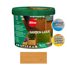 Dekoratyvinis impregnantas medienai ALTAX Garden-Lasur, 4,5 l, pinia