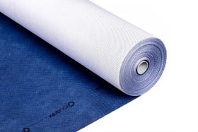 Difuzinė plėvelė Strotex Q Supreme 2K, su dviem lipniomis juostomis, matmenys 1,5 x 50m, 75 m2, 170gr/m2