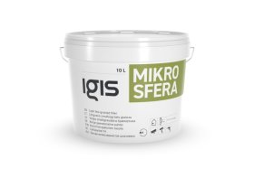 Statybinis glaistas IGIS Mikrosfera, smulkiagrūdis, vidaus darbams, 10 l (kibire)
