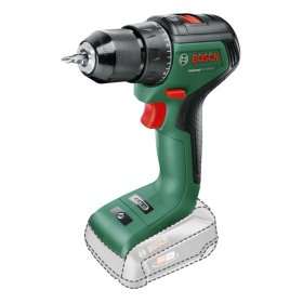 Akumuliatorinis suktuvas BOSCH Green Universal Drill 18V-60, Solo, 18V, maks. sukimo momentas 60 Nm, bešepetėlis variklis, 13 mm griebtuvas, svoris 1,3 kg, be akumu. ir kroviklio
