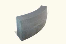 Gatvės bordiūro elementas lenktas BRIKERS R5, radiusinis