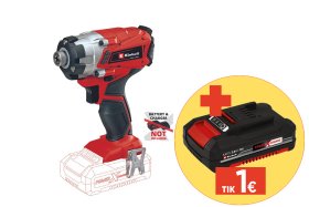 Akumuliatorinis suktuvas EINHELL TE-CI 18/1 Li Solo, antgalio laikiklis (6,35 mm/¼"), maks. sukimo momentas 140 Nm