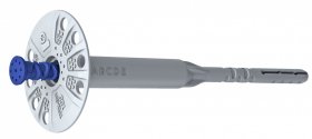 Įkalami kaiščiai RAWLPLUG R-TFIX-8M-255, su met. vinimi ir pridėtiniu plast. strypu, ABCD/E pagr., 100 vnt.