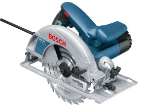 Elektrinis diskinis pjūklas BOSCH Professional GKS 190, galia 1400 W, pjovimo gylis 70 mm, disko skersmuo 190 mm (0601623000)