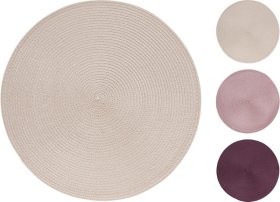 Stalo padėkliukas, apvalus, 3 skirtingi dizainai, skersmuo 38 cm