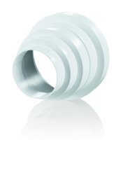 Ventiliacinis perėjimas PLASTIVENT, 80 x 100 x 120 x 125 x 150, plastikinis, baltas, 310P