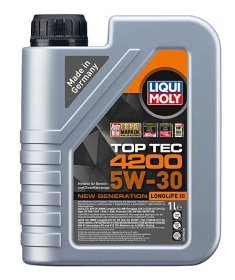Variklinė alyva LIQUI MOLY Top Tec 4200 5W30, sintetinė, benzininiams ir dyzeliniams varikliams, 1L