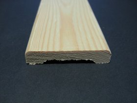 Apdailos juostelė, matmenys 12 x 60 x 2400 mm, pušis, A klasė