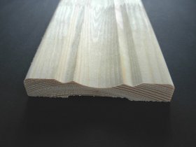 Apdailos juostelė, matmenys 16 x 95 x 2400 mm, pušis, A klasė