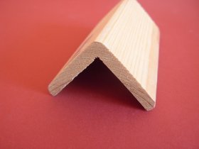 Išorinis kampas, matmenys 30 x 30 x 1200 mm, pušis, A klasė