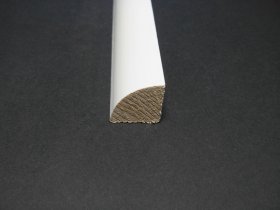 Stiklajuostė, matmenys 11 x 11 x 2400 mm, baltos spalvos, pušis, A klasė