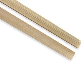 Apdailos juostelė, pušis, 3 bangos, matmenys 6 x 20 x 2,75 m