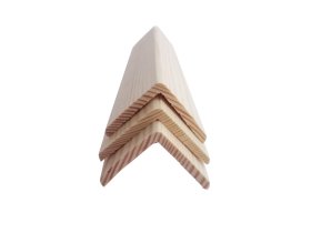 Išorinis kampas, matmenys 39 x 39 x 3000 mm, pušis, masyvas, A klasė