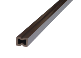 Medienos ir plastiko kompozito skersinė sija, WPC SY-40S25 Coffee C02, 40x25x2300mm. 1vnt.-2,3m.