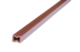 Medienos ir plastiko kompozito skersinė sija, WPC SY-40S25 Teak C04, 40x25x2300mm 1vnt.-2,3m